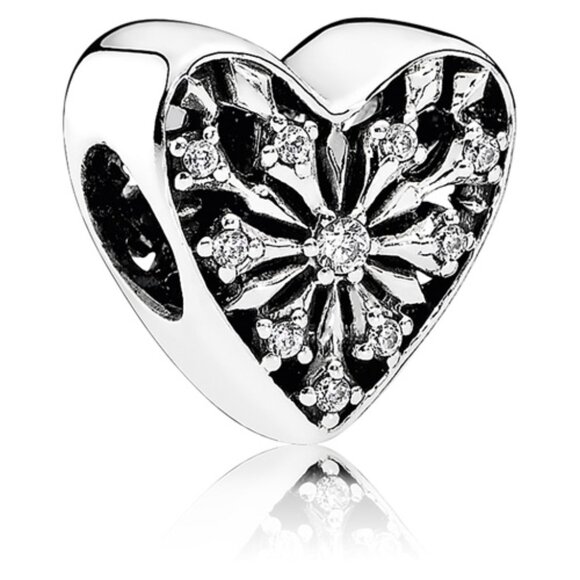 Pandora Heart of Winter Snowflake Charm - Picture 1 of 10